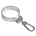 Produktbild 2 Stück, PREMIUM Schaukelschelle Ø 120 mm mit Karabiner für Rundholz Ø 12 cm, aus Stahl verzinkt von Gartenwelt Riegelsberger