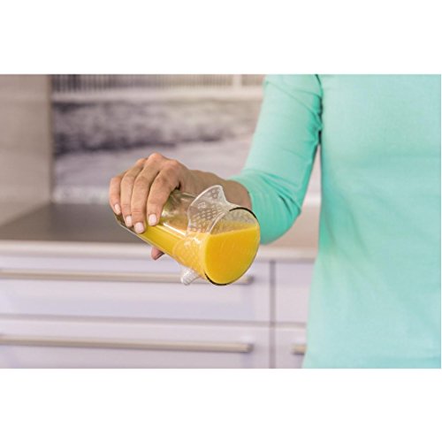 Xavax wiederverwendbare Silikon Frischhaltefolie (extrem dehnbare Silikondeckel, drei verschiedenen Größen für Schüssel, Töpfe oder Gläser, wasser- und luftdicht, 3er-Set) transparent - 4