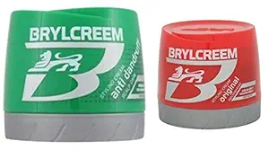 Brylcreem Aqua-Oxy Hair Styling Cream Original Nourishing 250 ml & AQUA-OXY Styling Cream Anti Dandruff Scalp 250 mL Combo Pack