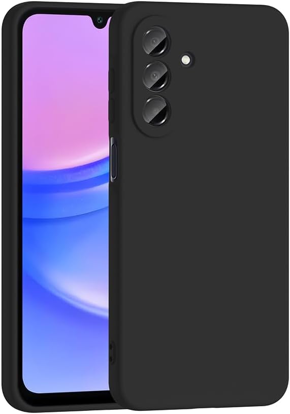 Coverzone Samsung Galaxy A17 İle Uyumlu Kılıf Z-Mara Lansman Vieri Tam Koruma Arka Kapak Kamera Koruma Çıkıntılı Pürüzsüz Yüzey Siyah