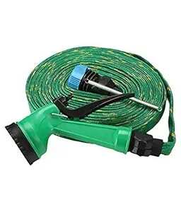 CARTIVA 10m Water Spray Jet Gun Hose Pipe for Garden/Car/Bike/Pet Wash