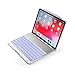 Price comparison product image 2018 iPad Pro 11 Keyboard,Miya Ultra-Thin 7 Colors Backlit Bluetooth Keyboard Flip Stand Smart Case Auto Sleep/Wake [Supports Apple Pencil Charging] for Apple iPad Pro 11 inch,Silver