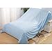 Produktbild Hty Fhz Einfarbig Möbel Staubtuch, Sofa Staubtuch Abdeckung Aschetuch Bett Staubschutz Staubtuch Große Tuch Tuch Grau Tuch Haushalt (Farbe : Blau, größe : 350 * 240cm)
