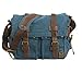 Produktbild FAIRY COUPLE Europäisch und amerikanisch Retro-Leinwand Herren Schulter Umhängetasche casual Messenger-Taschen Kameratasche mit digital Kamera Profi Liner/Schutztasche C5083 (blau)