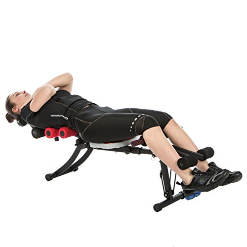 Ultrasport GymChair, Ganzkörpertrainer klappbar, Fitnessgerät für Zuhause, Heimtrainer mit Massagefunktion, Sportgerät für Ganzkörper Training für Bauch, Bizeps, Rücken, Arme - 5