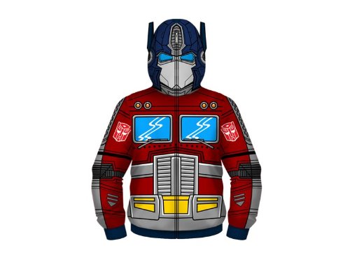 Preisvergleich Produktbild Transformers Optimus Prime Costume Zip Up Kapuzen-Sweatshirt / S