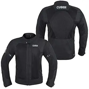 Cuber Motorcycle Mesh Jacket Riding Air Biker Jacket CE Armored Breathable Summer Motorbike Jacket Men