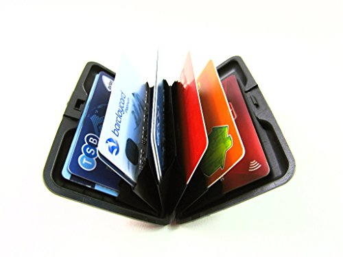 ALUMINIUM CREDIT CARD WALLET HOLDER RFID BLOCKING IN 4 PATTERNS (White with yellow pink flowers)