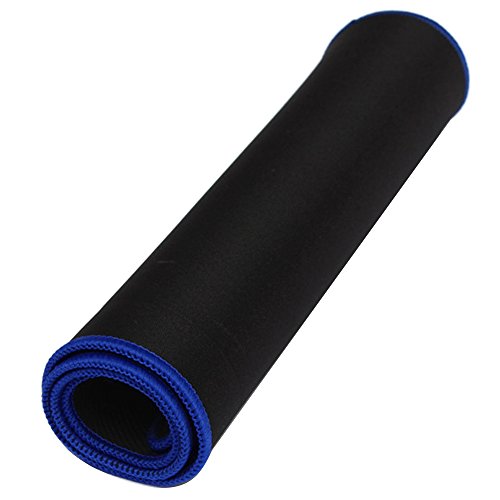 Vococal® Tragbare Kautschuk Verlängert Spiele Große Tastatur Mauspads, Schwarz + Blauer Rand - 4