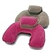 Imported Inflatable Neck Pillow Soft Travel Air Cushion Sleep Support - Rose Red RS.475.00