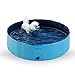 Produktbild YULXS PVC-Schwimmbad groß für Hundeklappschwimmbecken Badebecken für Hunde- / Katzentiere im Außen- oder Innenbereich,001,30X10CM