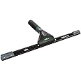 UNGER ErgoTec Ninja Squeegee 40° 35cm - Large Squeegee Blade, Aluminum Channel & Rubber Grip Handle - Window Cleaning Equipment, Black