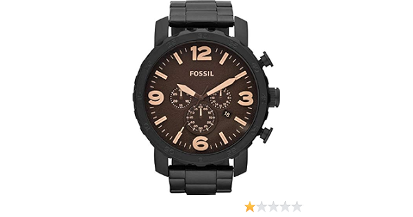 Buy Fossil Analogue Black Dial Men's 