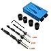 Produktbild Brownrolly Taschenloch-Jig-Kit Holzbearbeitung Bohrerführung 6/8 / 10mm 15 ° Winkel-Antriebsadapter, 14pcs Winkelbohrungen führen Holzwerkzeuge