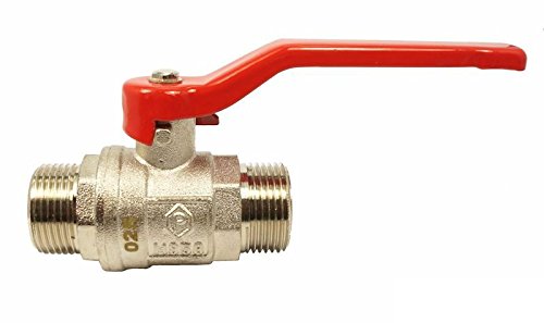 tecuro Messing Kugelhahn Größe 3/4" - DN 20 - beidseitig Aussengewinde