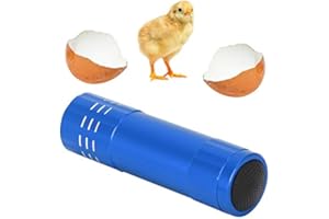 FDIT Poultry Egg Candler Tester Egg Candler High Intensity Egg Tester for All Types Egg Broody or Incubator Monitor The Development of The Embryo within Egg(blue)