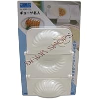 TOKYO design studio Estudio de diseño de Tokio plástico Gyoza Molde agm-643, Color Blanco