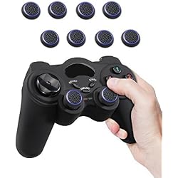 Fosmon (4 parejas / 8 Contar) Analog Controller silicona Palo Grips Cap Joystick Thumb Stick funda para PS4, PS3, Xbox One, y Xbox 360 - Fosmon empaquetado
