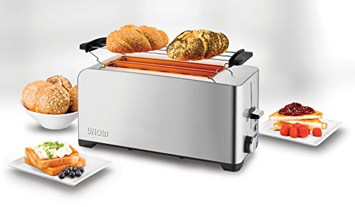 Unold 38356 Toaster 4er Edelstahl 1400 W Unold 38356 Toaster 4er Edelstahl 1400 W