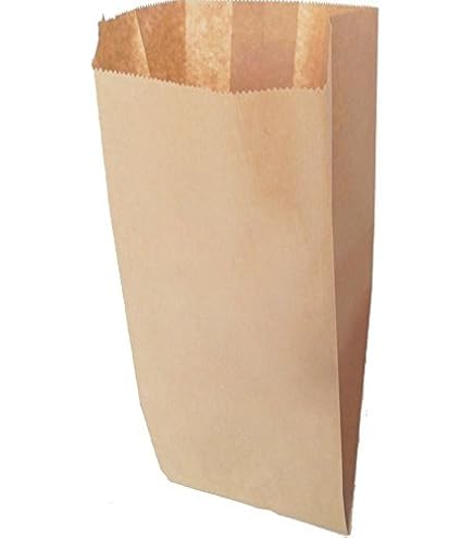 250 Sacchetti Di Carta Kraft Anti-Umidità Per Frutta E Verdura – 14 X 29 Cm, Portata 1 Kg