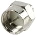 Produktbild 10er Pack Valueline, F-Stecker Male Metall Silber