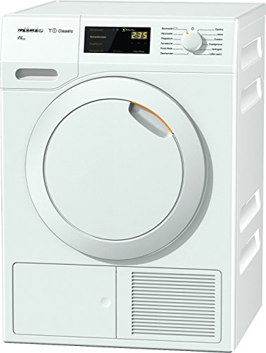 Miele TDB 110 WP Active Wärmepumpentrockner mit geringem Energieverbrauch & Trocknungszeit/Energieklasse A++, 211 kWh/Jahr Trockner 7 kg mit Knitterschutz, weiß