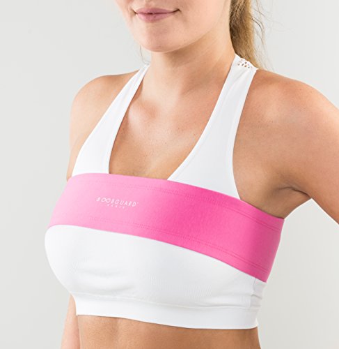 BOOBGUARD die smarte Ergänzung zum Sport-BH / Sportband zur Stablisation beim Sport, Vermeidung von Schmerzen und Abschlaffen der Brust/ für alle Kleider-und Cup-Größen / in pink und schwarz / entwickelt in Deutschland