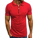 Produp Mode Tops Persönlichkeit Männer Beiläufige Dünne Kurzarm Taschen T-Shirt Top Bluse Comfoutable Sport Pullover