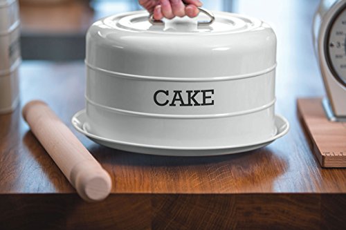 Living Nostalgia Kuchendose – 28,5x18cm – Stahl – Grau - 3