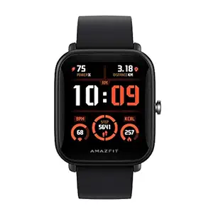 Amazfit Bip U Pro NYSE Listed Smart Watch with SpO2, Built-in GPS, Built-in Alexa, Sleep, Stress Monitor, 1.43