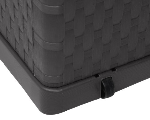 Kissenbox Rattan anthrazit - 6