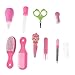 Produktbild Sharplace 10 in1 Kinder Nagelpflege-Set Baby Pflegeset mit Haarbürste Kamm Zahnbürste - Rosa
