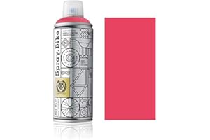 ‎SPRAY.BIKE SPRAY.BIKE Fahrrad Lackspray in versch. Farben - KEINE GRUNDIERUNG notwendig - Acryllack/Lack Spray in 400 ml Spraydose, Matt- und Klarlack Optik möglich (Pinkrot Strawberry Hill, Matt)