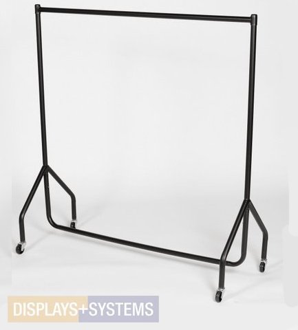 Stabiler Kleiderständer, Breite 152cm, schwarz