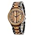 Produktbild DD&k Holz Armbanduhr, Quarz Holzuhr Uhren Geschenkset für Männer Frauen, Analog Quarz Mit NatüRlicher Sandelholz Armband