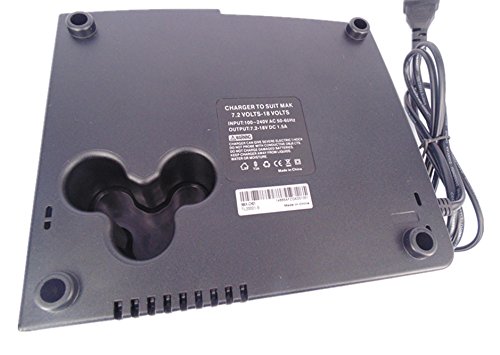 Ladegerät & 2X Akku für Makita BL1830 DC18RA DC18RC [Ladegerät 7.2 V-18V Li-Ion mit Makita BL1830 18 V 3,0 Ah Li-ion] - 6