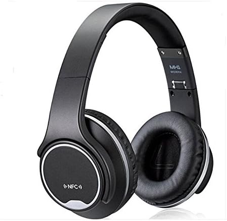 Lerbyee Bluetooth Headphones Wireless 2 in 1 Foldable Noise Cancelling Headset Over-Ear Stereo Foldable Earphone with NFC Two-way Sound High- Resolution Audio for iOS Andrioid Smartphones