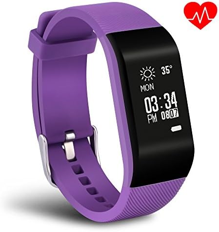 LINRK Fitness Tracker, Wireless Activity Tracker with Heart Rate Monitor,IP67 Waterproof Smart Bracelet with Pedometer Watch Calorie Counter Step Tracker Sleep Monitor for Android and IOS