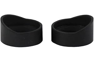 TOPHOMER Vogueing Tool - Lot de 2 Protections oculaires cylindriques en Caoutchouc pour Microscope binoculaire (Angle Oblique 27mm)