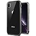 Price comparison product image VRS DESIGN iPhone XR Case, [Black] Transparent Dual Layer Heavy Duty Protection [Crystal Bumper] Anti-Yellowing TPU Body PC Bumper for Apple iPhone XR 6.1" (2018)
