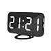 Produktbild FineInno Große LED-Ziffern Digitalwecker Randlos Digitaluhr mit Dual USB-Ladeanschluss Dimmer, Datensicherung, Snooze-Funktion,12-/24-h-Format (weiß digital)