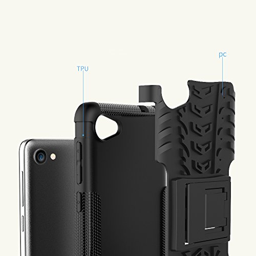 Per Alcatel A5 LED Smartphone Cover,OFUÂ® Telefono stent guscio di silicone morbido resistenza goccia,Per Alcatel A5 LED coperchio di protezione profilo del pneumatico 360 gradi armatura resistenza alla caduta(rosso)