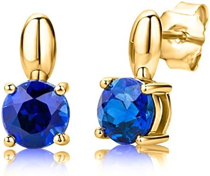 Women's 925 Sterling Silver Rose Gold Plated Stud Earrings