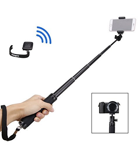 Fotopro Selfie Stick mit Stativ, Bluetooth-FernauslÃ¶ser fÃ¼r iPhone, Samsung und andere Smartphone, Kamera und GoPro