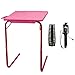 Wudore Multipurpose table mate portable laptop table combo with selfie stick - study tablemate ideal for compact and modular home office spaces (Pink) RS.1390.00