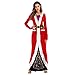 Produktbild Soupliebe Frauen Weihnachten Weihnachtsmann Kostüm Cosplay 3D Printed Ball Party Langes Kleid Abendkleider Cocktailkleid Partykleider Blusenkleid