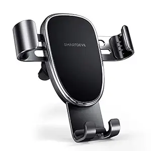 SMARTDEVIL Car Phone Holder Air Vent Phone Holder Adjustable Car Cradle for Cellphones One-Handed Operation Compatible with iPhone and All Other Smartphone (Black)