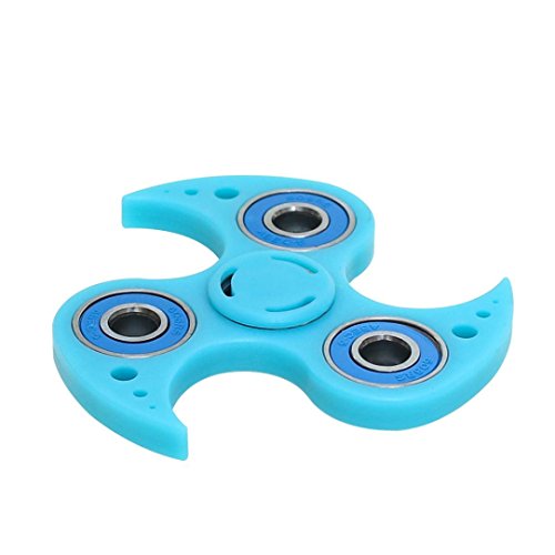 Led Light Hand Spinner,Omiky EDC Glowing Tri Fidget Spinner Finger Groy Toy for SBDX ADD ADHD Anxiety Autism Suffers (# C)