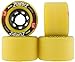 Produktbild Landyachtz 70mm Yellow 82a Mini Zombie Hawgs Longboard Wheels (Set of 4) by Landyachtz