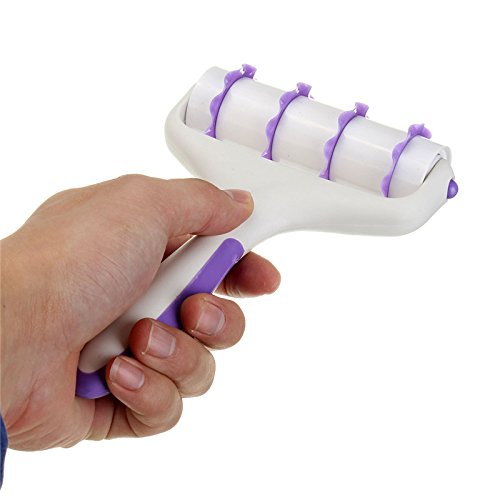 OUNONA Dekorieren Werkzeuge Kunststoff Fondant Ribbon Cutter (Lila) - 4